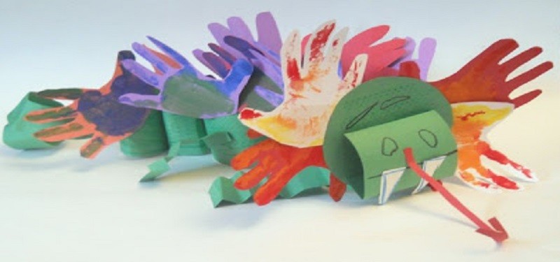 Kids Craft- Chinese New Year Paper Dragon Sculpture