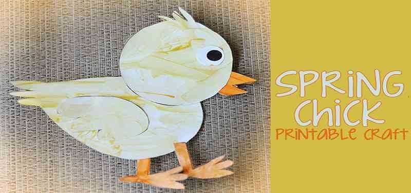 Spring Chick Baby Craft