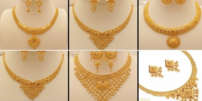 Trendy Gold Necklace Designs