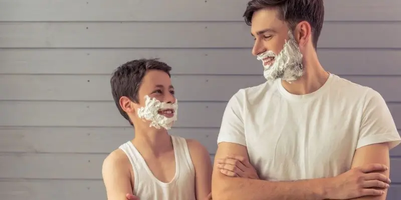 How To Teach A Kid To Shave