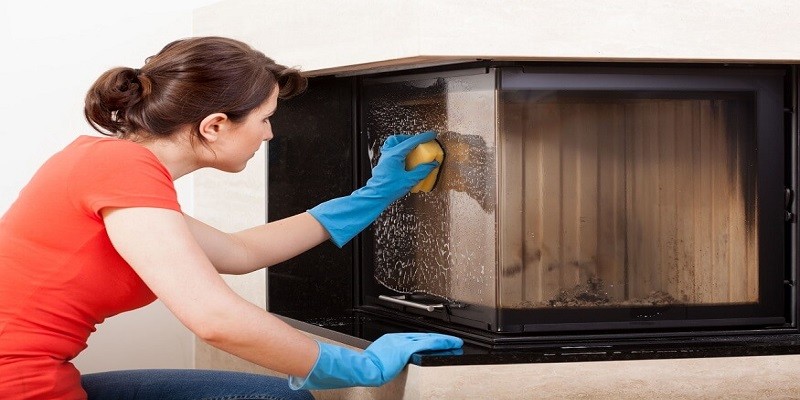 How To Clean Fireplace Glass Doors