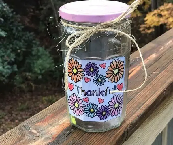 Gift For Children Thankful Jar