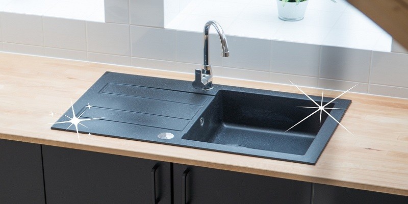 How To Clean A Black Kitchen Sink