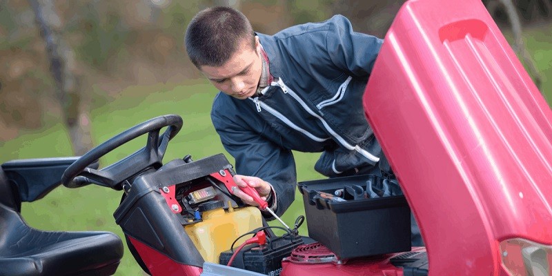 How To Jump Start Lawn Mower With Screwdriver