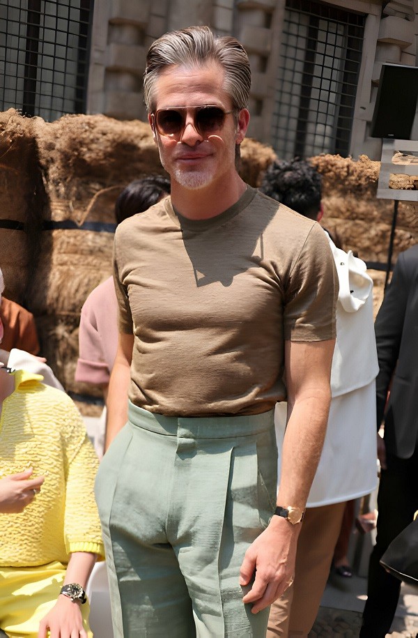 Chris Pine attends the Zegna Spring