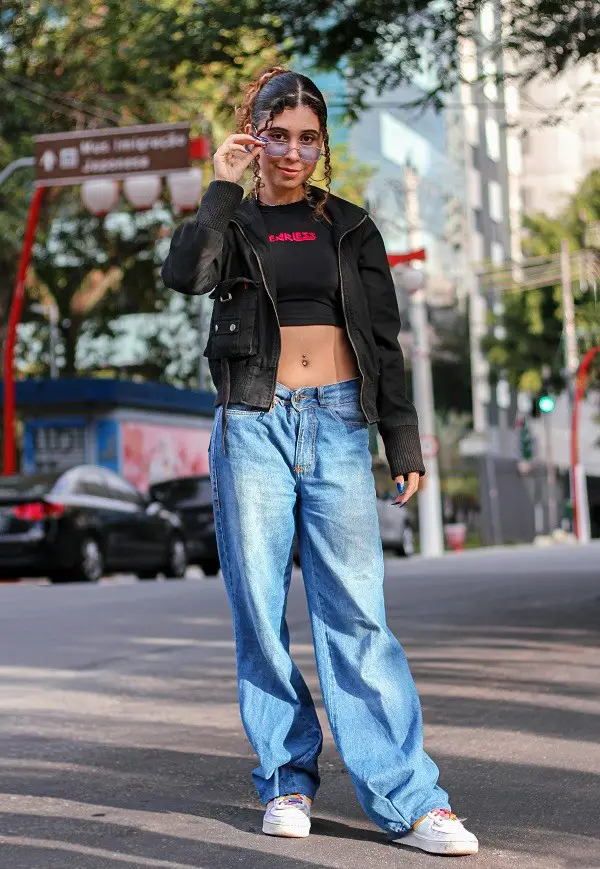 Wide-leg, Skinny, And Has Not Been Satisfied With Mom Jeans photo