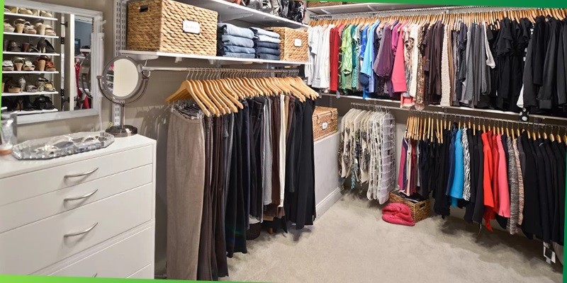 how to organize a family closet