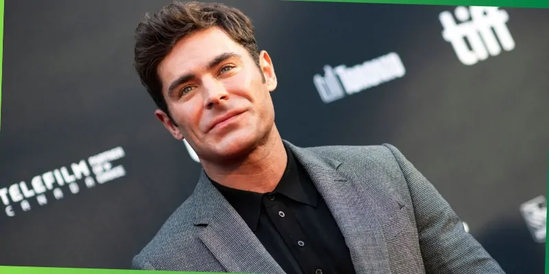 what happened to zach effron's face