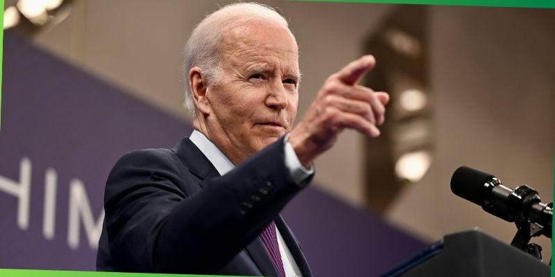 what happened to biden's chin