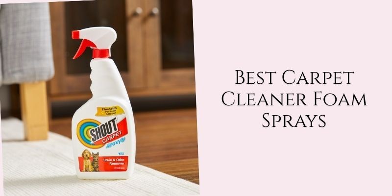 best carpet cleaner foam sprays