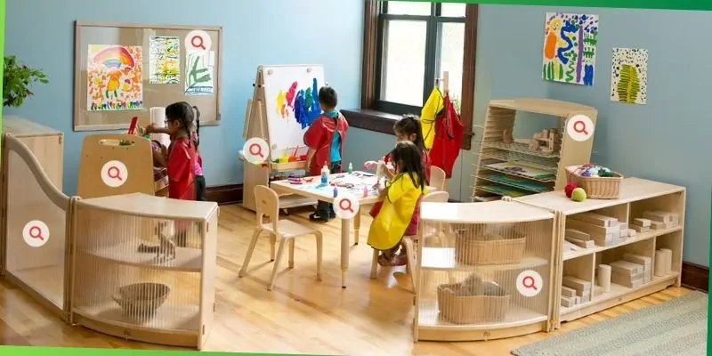 how to set up a kids craft corner at home