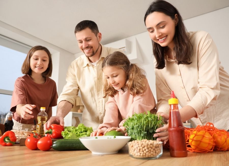 how to create healthy family routines